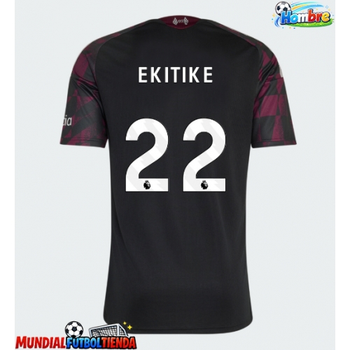 Camiseta Liverpool Hugo Ekitike #22 Tercera Equipación Replica 2026-27 mangas cortas